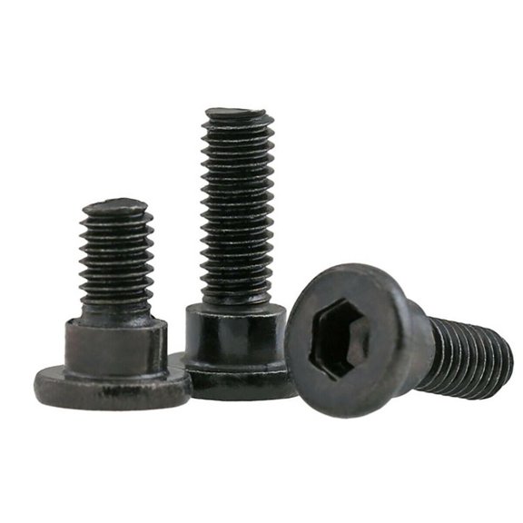 Black Hex Socket Shoulder Screw Hexagon Small Plug Model Positioning Bolt Step Plate Set Screw Standard Parts Grade 12.9 M2.5 M3