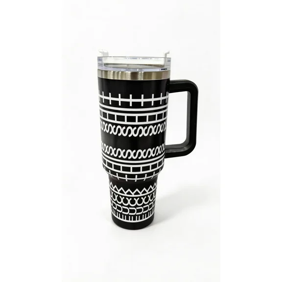 Black Hidden Message 40 Oz Stainless Steel Tumbler , Secret Saying Tumbler,Funny Gift For Stress Relief,Mood Cup for Coworkers Friends