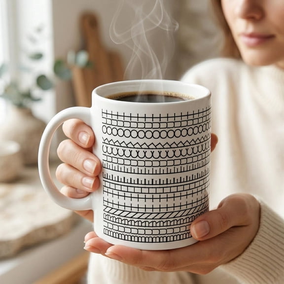 Black Hidden Swear Message Mug, Secret Quote Cup, Funny Burnout Gift for Coworker