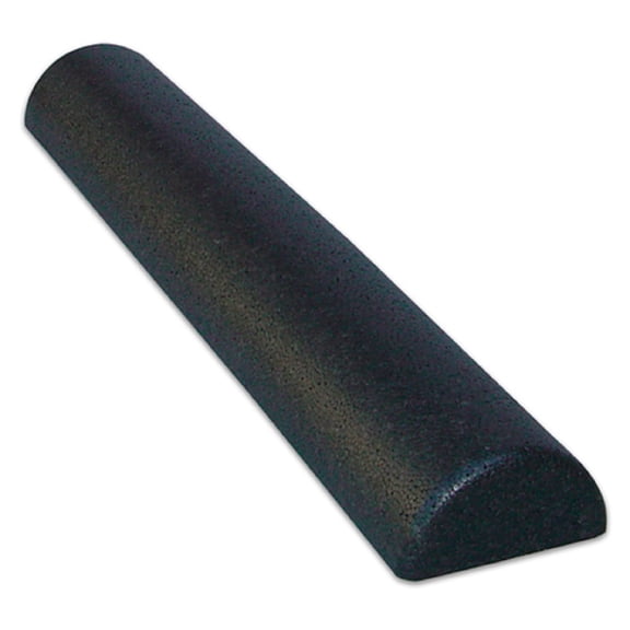 Black High Density Foam Rollers, 6" x 36" Half Round