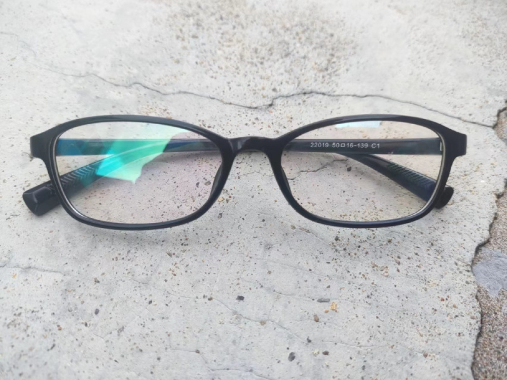 Black High Presbyopic Reading Glasses Elderly Lightweight Plastic Rectangular High Power Readers +14.00 Strength