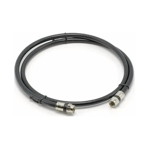 Black, High Speed Rg6 Coax, High Frequency Coaxial Cable, 10 Feet (3 Meter)