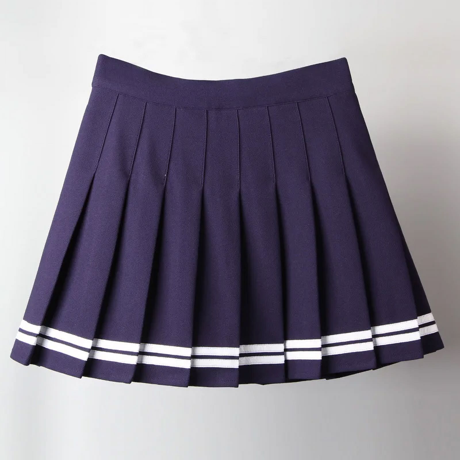 Black High Waist Mini Skirts Punk Pleated Vintage Skirt Gothic ...