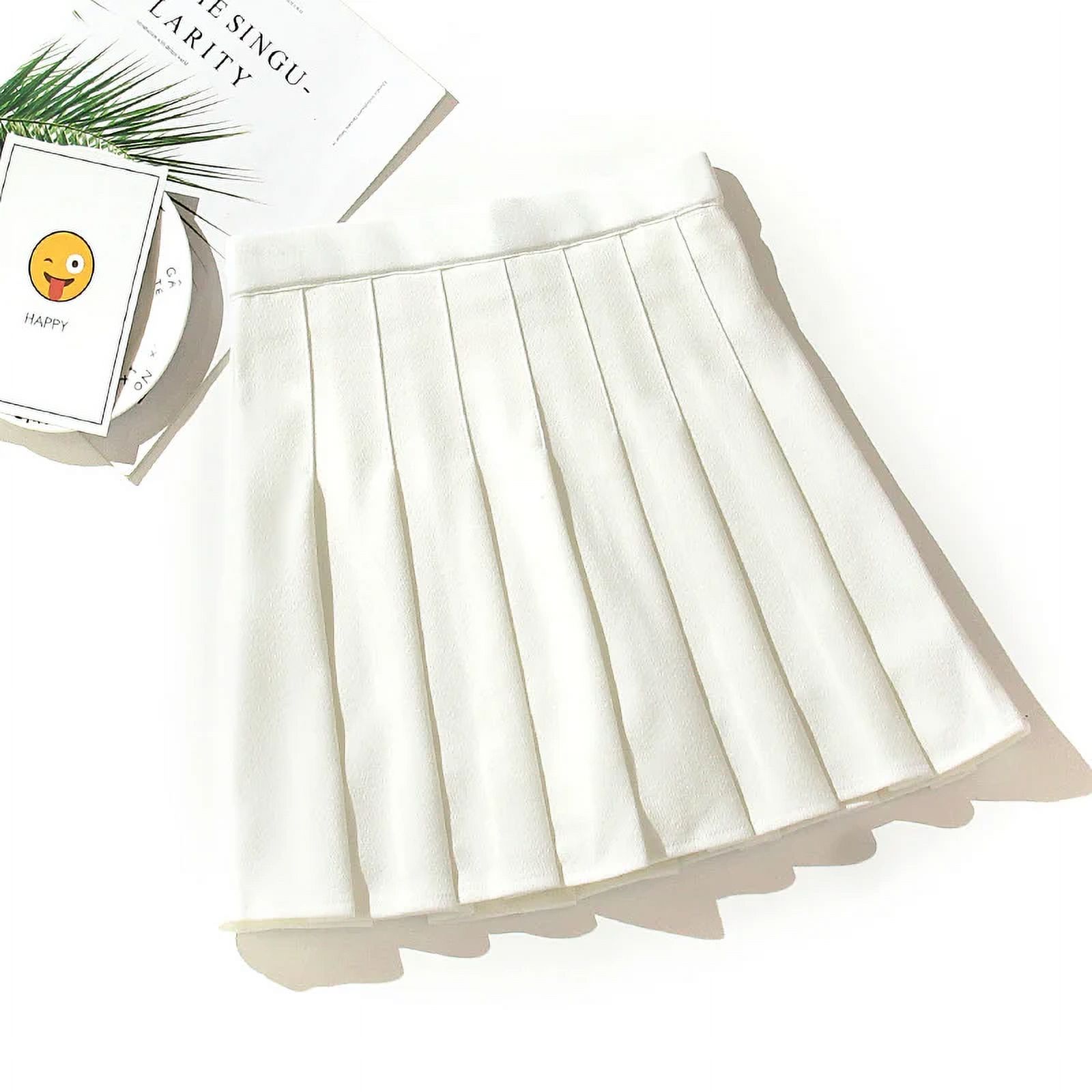 Black High Waist Mini Skirts Punk Pleated Vintage Skirt Gothic ...