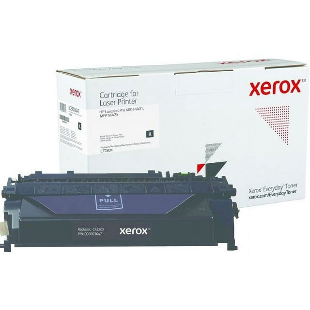 Black High Yield Everyday Toner from Xerox, Compatible with HP CF280X