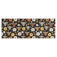 thumbnail image 1 of Black Highland Cow Flower Pattern Kitchen Rug Mat,Kitchen Runner Rugs Non Skid Washable,Decorative Kitchen Floor Mats for Kitchen,Sink,Laundry,17"X47", 1 of 5