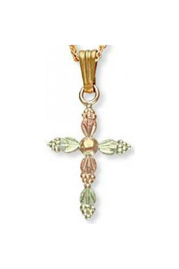 Black Hills Gold Cross Necklace