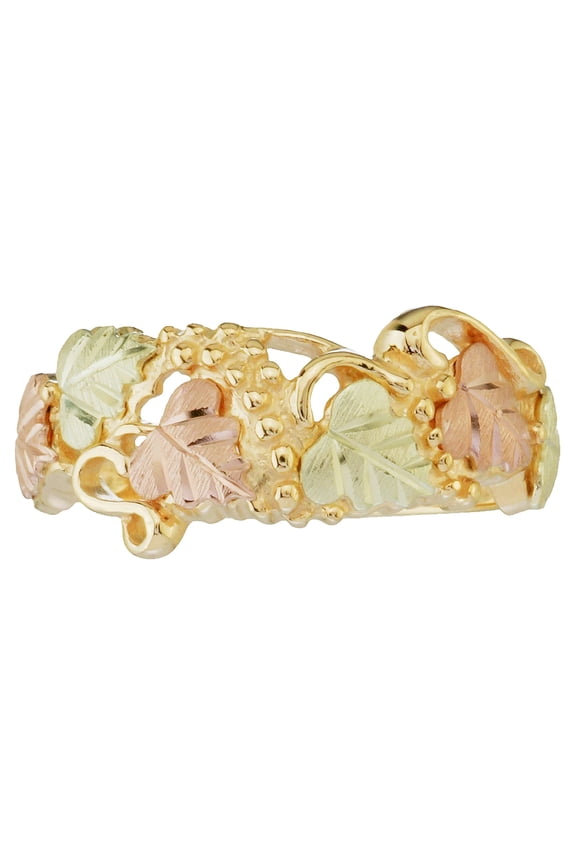 G C1224 070 Black Hills Gold Ladies Ring, 10 Kt - Size 7