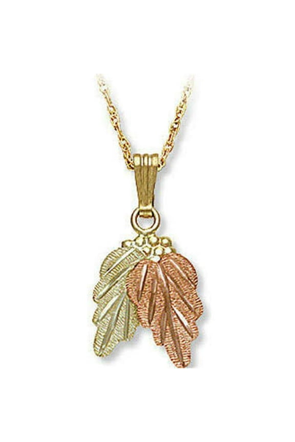 Black Hills Gold Traditional Pendant - 0.4 x 0.75 in.