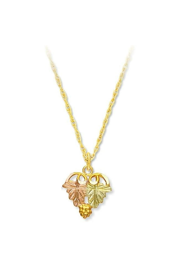 Black Hills Gold Traditional Pendant - 0.5 x 0.57 in.