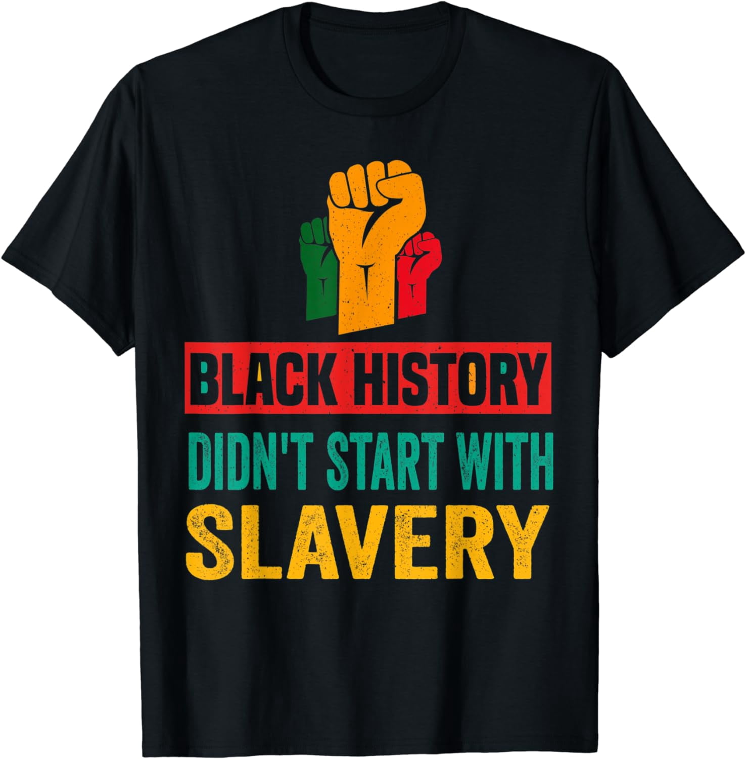 Black Pride Baby Onesie Black History Didn't Start With Slavery African American TS09 main image 0