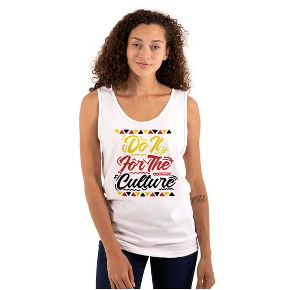 Black History Do it For the Culture Tank Top Tee Shirt Women Brisco Brands S