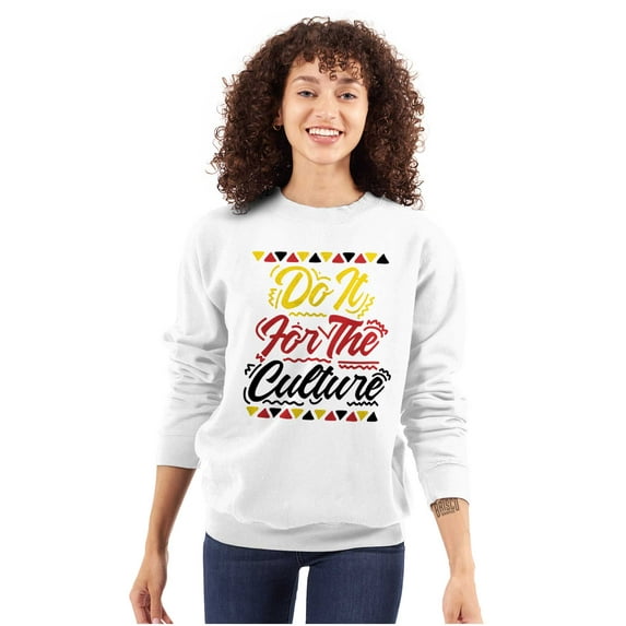 Black History Do it For the Culture Women Plus Size Crewneck Sweatshirt Brisco Brands 4X