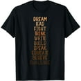 thumbnail image 1 of Black History Dream Lead Fight African Pride Men Women T-Shirt, 1 of 4