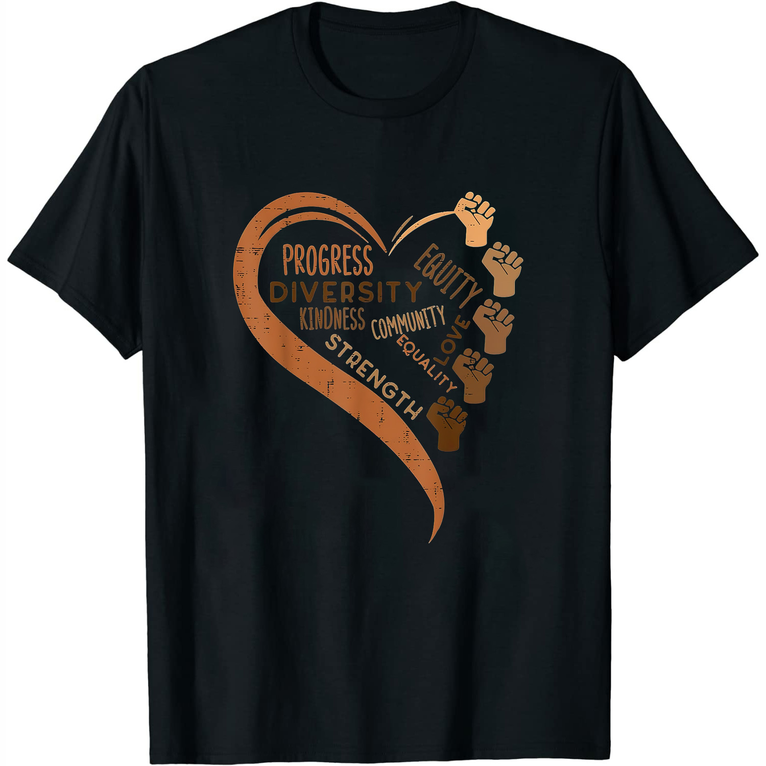 Urban Backwoods African Fist T-Shirt Donna - Maglietta Premium Con Stampa Fotografica, Cotone Pettinato, Taglie Dalla S Alla XXXXXL