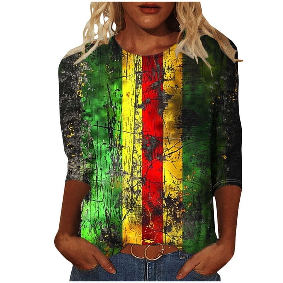 Black History Graphic Tees for Women Plus Size Short Sleeve African American T-Shirt Summer Casual Tops Multicolor, XL