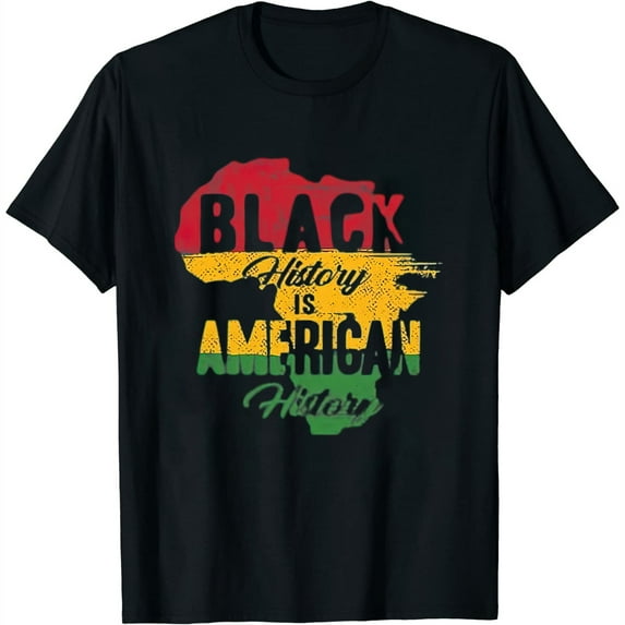 Black History Is American History Black Pride Womens Long Sleeve Shirt White Small