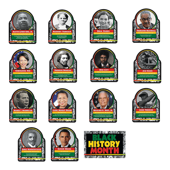 Black History Learning Charts - 15 Pieces