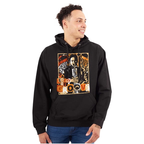 Black History Legacy of Groove Unisex Plus Fleece Graphic Hoodie Brisco Brands 2X