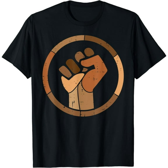 Black History Melanin Fist African Pride Men Women Kids T-Shirt