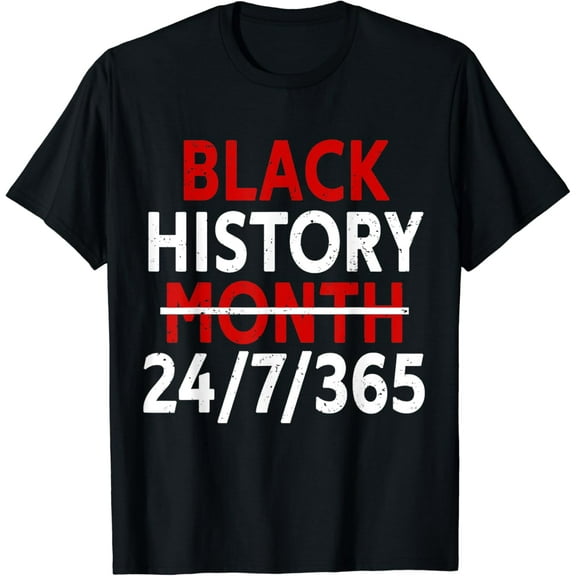 Black History Month 24/7/365 African Melanin Black Gift T-Shirt