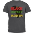 thumbnail image 1 of Black History Month Africa Distressed Mens T Shirt Dark Heather SM, 1 of 1