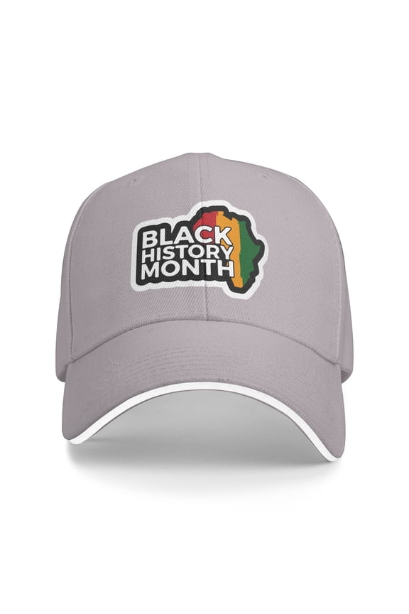 Black History Month Africa Unisex Sandwich Cap Classic Baseball Capunisex Adjustable Casquette Dad Hat