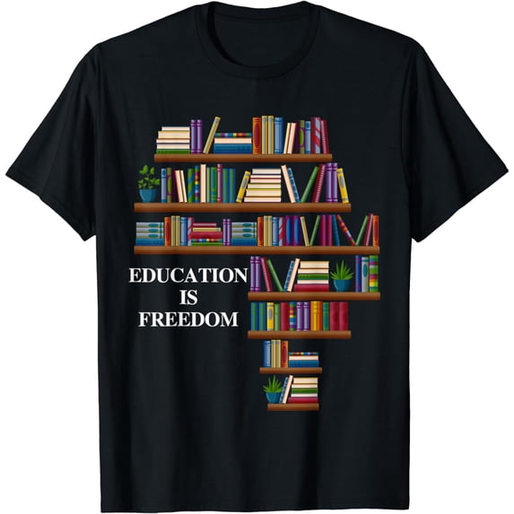 Black History Month African Education Is Freedom T-Shirt