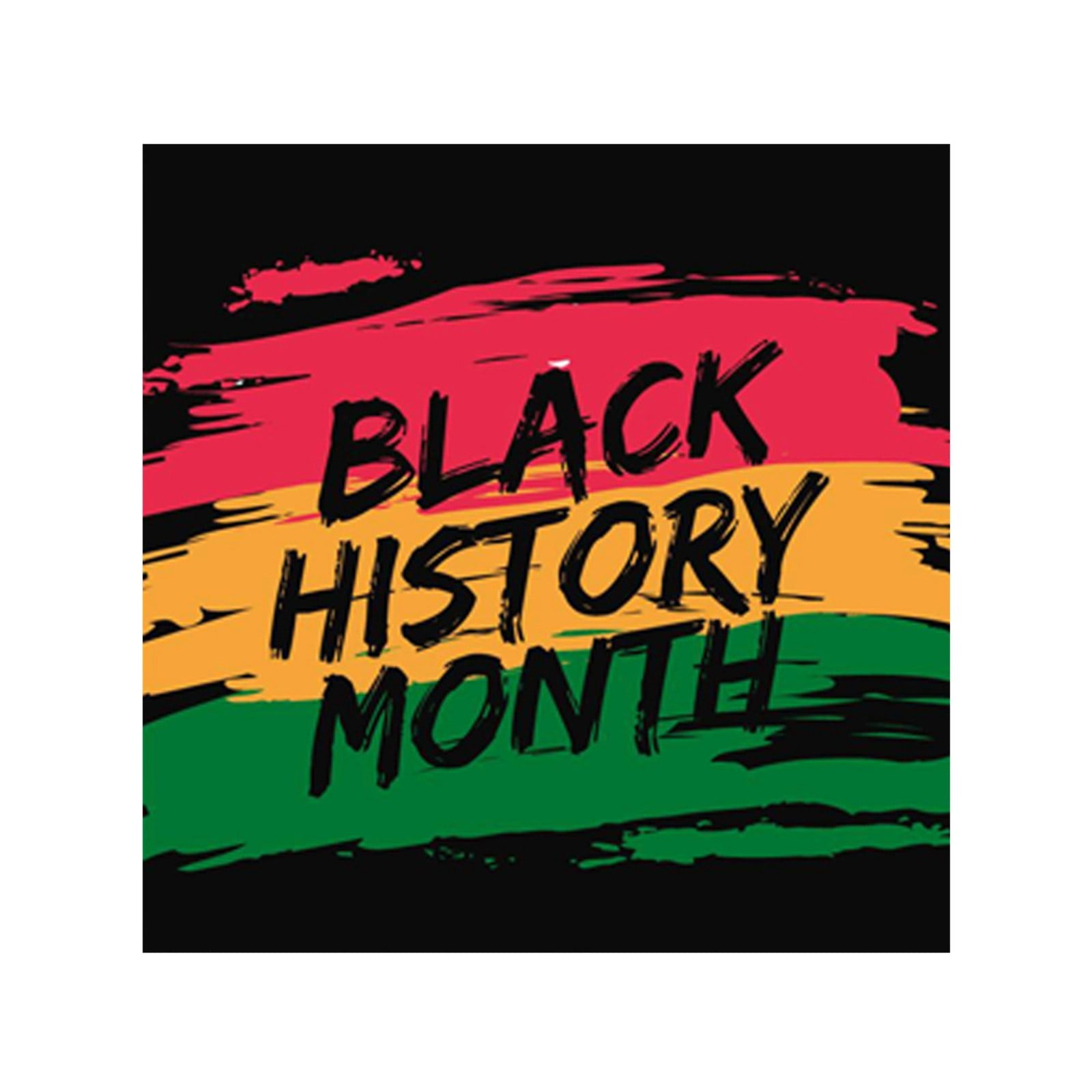 Black History Month Anniversary Decorative Painting Single Canvas Core ...