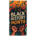 thumbnail image 1 of Black History Month Banner Celebration Decorations Photography Props Event Backdrop Wall Poster Home Decor Cultural  Party Background, 1 of 8