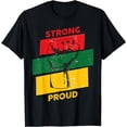 thumbnail image 1 of Black History Month Black Fist Shirt for Women Men Kids T-Shirt, 1 of 3