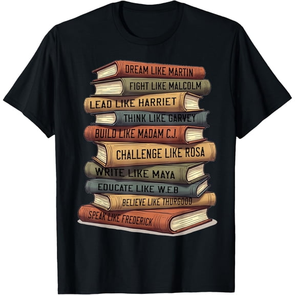 Black History Month Black Leaders African American Teachers T-Shirt Tee