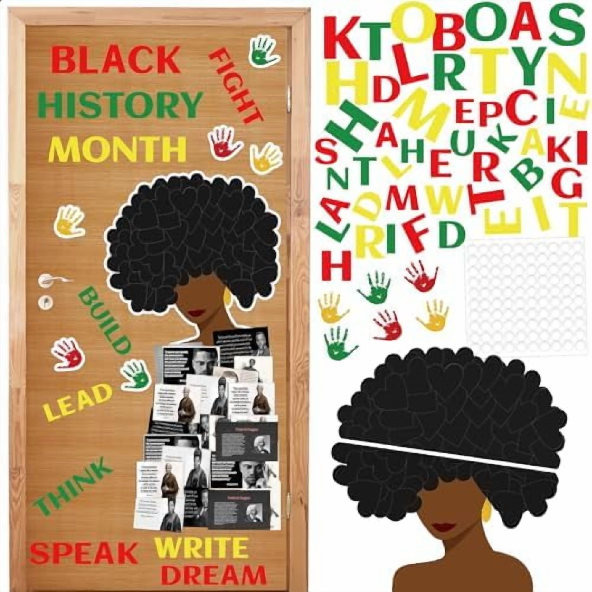 Black History Month Posters Set Of 9 - 9x18 Inch Educational Bulletin Board Decorations For Classroom