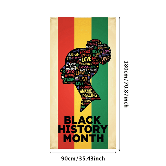 Black History Month Colorful Celebration Banner African Heritage Event Backdrop Vibrant Background Culture Decorations Festival Party Display