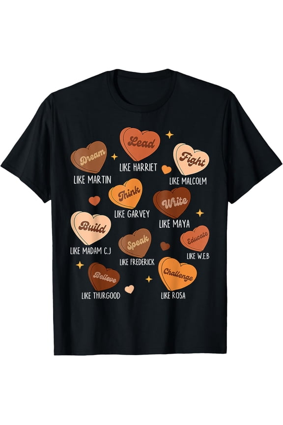 Black History Month Dream Like Martin African Leader T-Shirt100% cotton