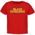 thumbnail image 1 of Black History Month Excellence Pan African Colors Toddler T Shirt Red Toddler Size 5/6, 1 of 1