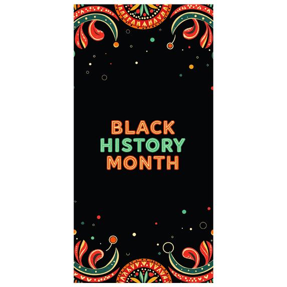 Black History Month Festive Backdrop Banner Vibrant Background Decorations Party Supplies Celebration Event Photography Props
