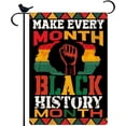 thumbnail image 1 of Black History Month Garden Flag 12.5'''' x 18'''' Black History Month Decoration African American Celebration February Festival Holiday Party Decoration Double Sided Lawn Front Yard Sign, 1 of 6