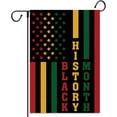 thumbnail image 1 of Black History Month Garden Flag Star Stripes African American Heritage Festival Vertical Double Sized Yard Outdoor Decoration, 1 of 4