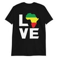 Black History Month Love Africa Map