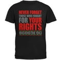 thumbnail image 1 of Black History Month Never Forget Those Who Fought For Your Rights Mens T Shirt Black 5X-LG, 1 of 1