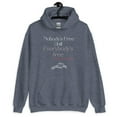 thumbnail image 1 of Black History Month "Nobody's Free until Everybody's Free" Unisex Hoodie (Heather Sport Dark Navy, 2XL), 1 of 1