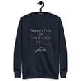 thumbnail image 1 of Black History Month "Nobody's Free until Everybody's Free" Unisex Premium Sweatshirt (Navy Blazer, L), 1 of 1