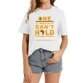 thumbnail image 1 of Black History Month, One Month Can't Hold Our Hist Trendy Graphic T-Shirt for Women – Summer Tops with Personality, 1 of 3