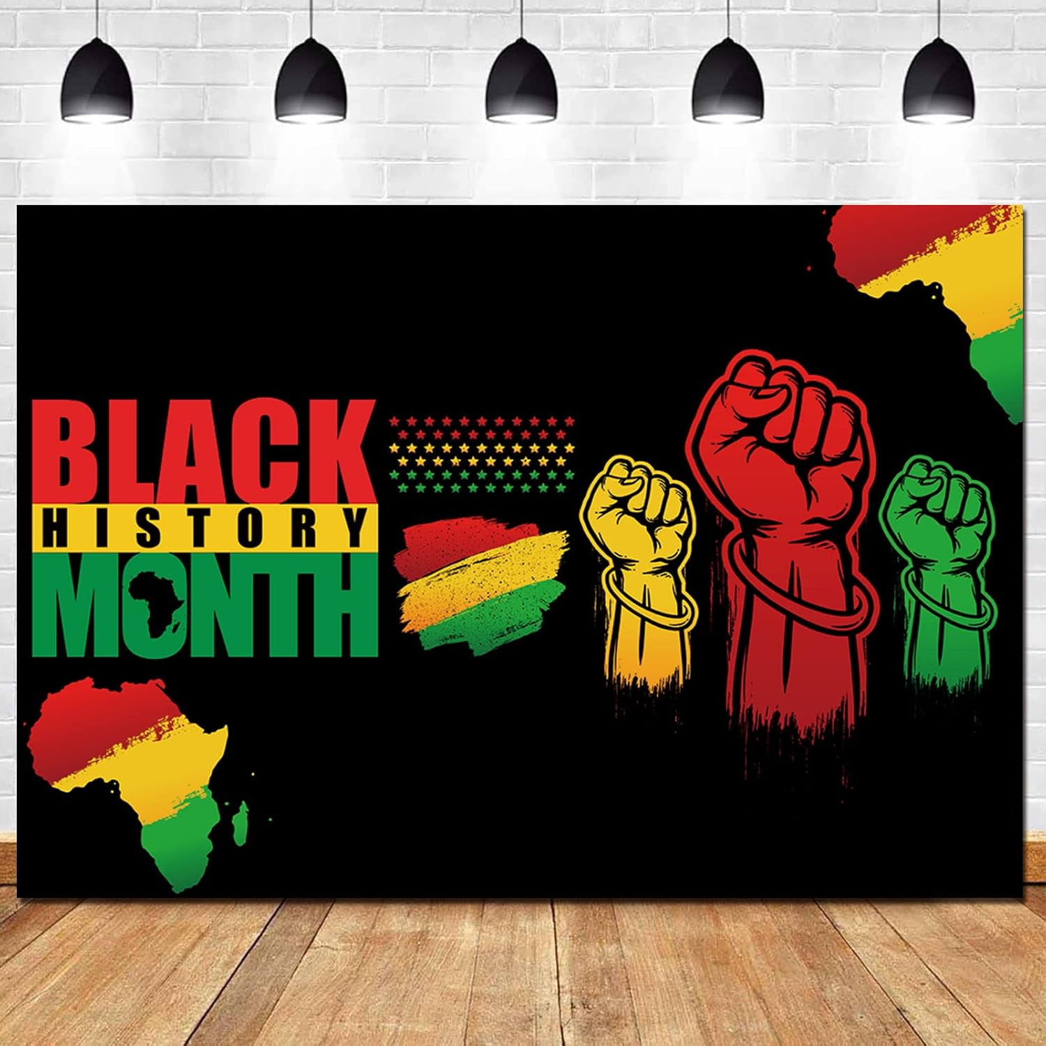 Black History Month Photography Backdrop African American February We