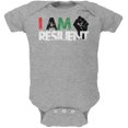 thumbnail image 1 of Black History Month Pride I Am Resilient Soft Baby One Piece Heather 18-24 M, 1 of 1
