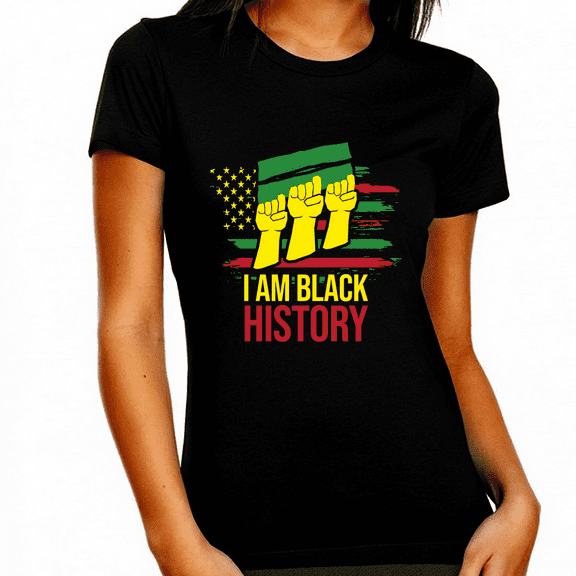 Black History Month Shirt for Women African American Shirts Black History T-Shirt