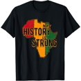 thumbnail image 1 of Black History Month Strong African American Afro Roots T-Shirt, 1 of 3
