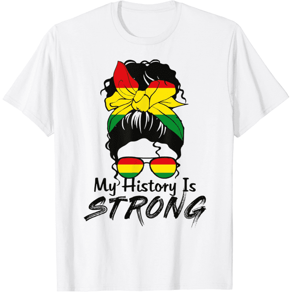 Black History Month T-Shirt for Women - Strength, Beauty, and Legacy