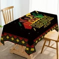 thumbnail image 1 of Black History Month Tablecloth African American Table Cloth February Holiday Party Decoration Kitchen Dining Room Home Table Cover Decor-60×84inch, 1 of 5